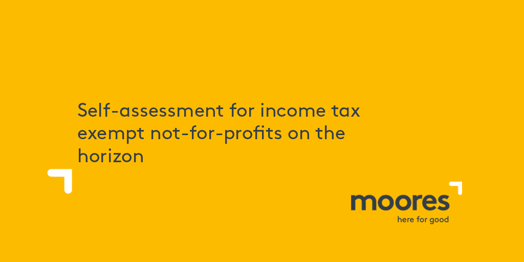 Selfassessment for tax exempt notforprofits on the horizon