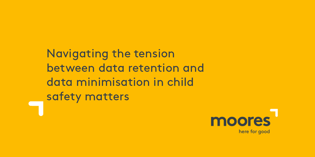 Navigating the tension between data retention and data minimisation in